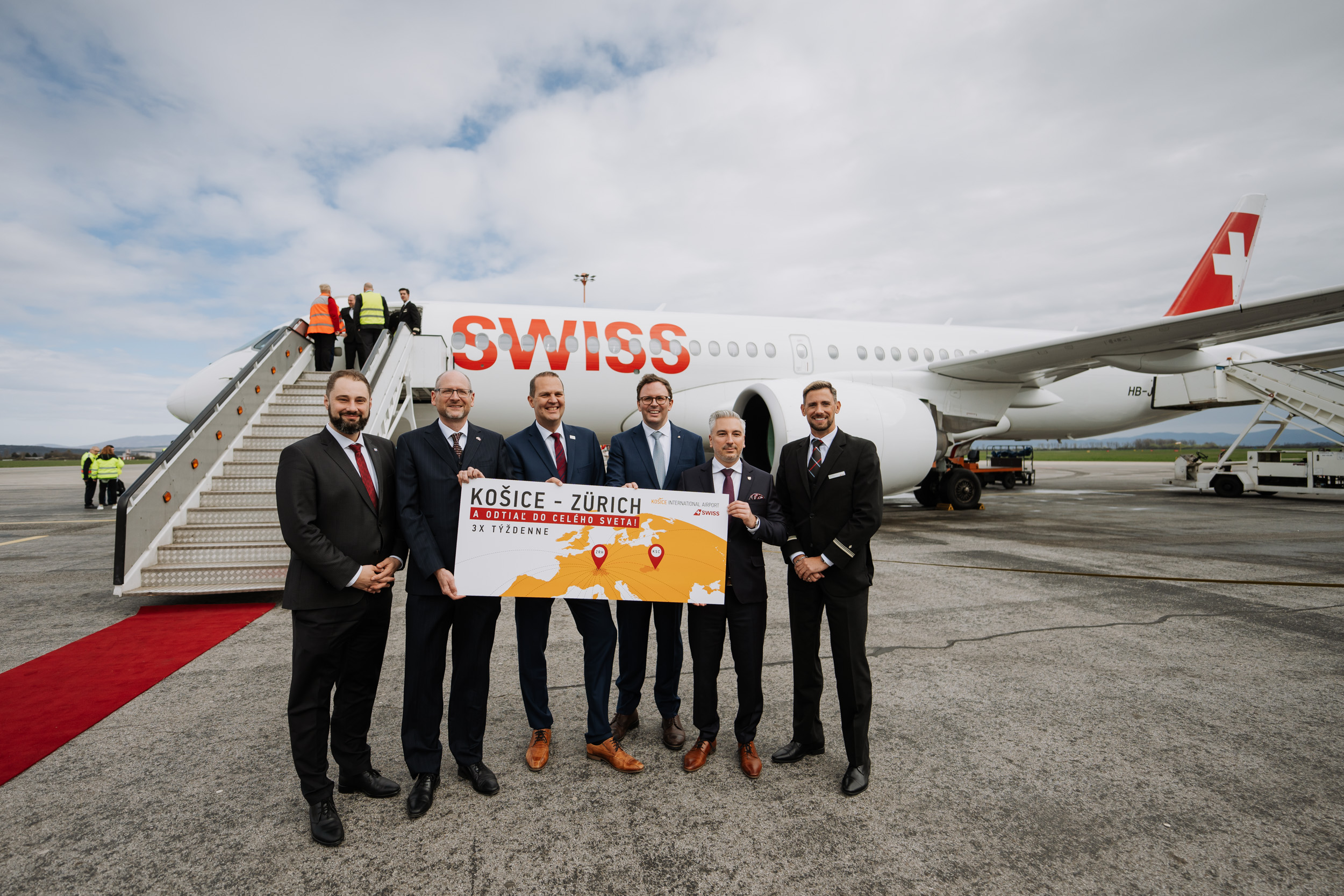 Swiss first flight from Kosice