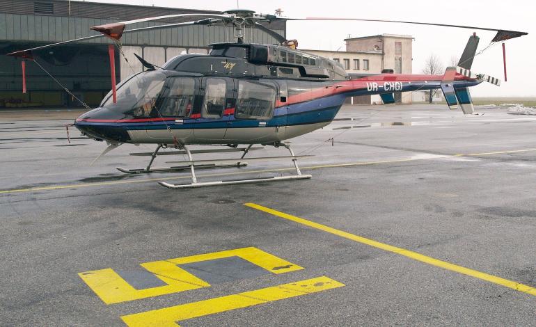 Bell 407 letisko Kosice