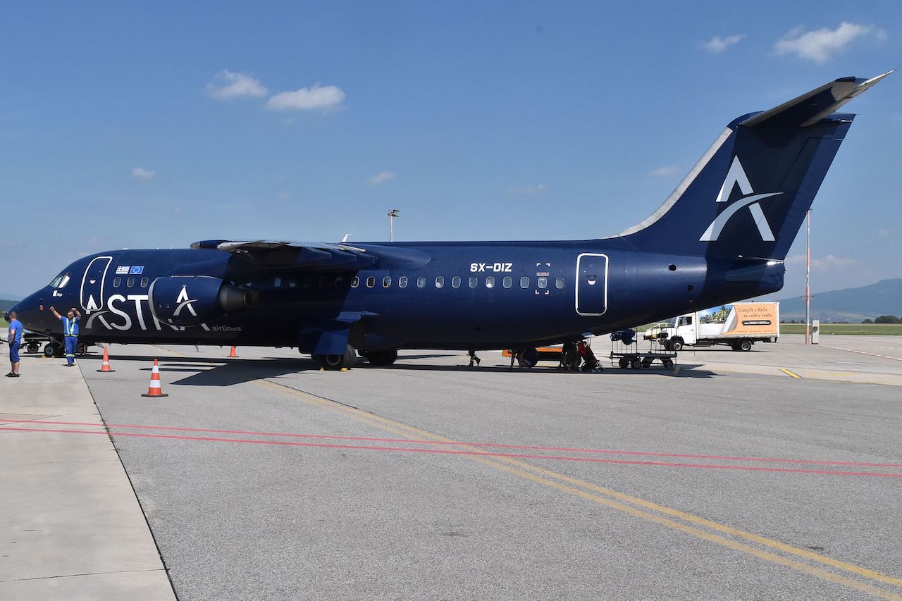 BAe 146-300SX-DIZ airport kosice