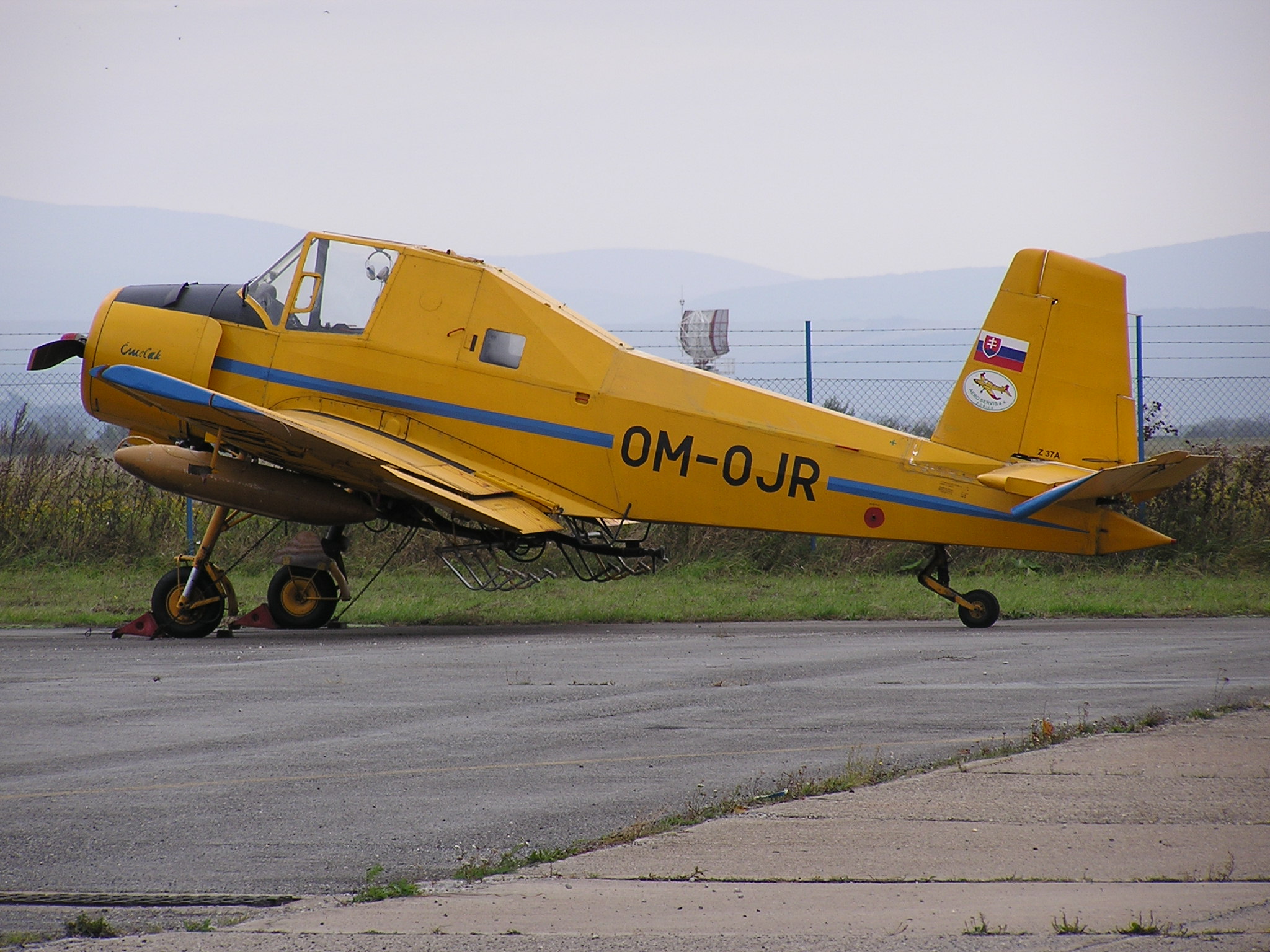 Lietadlo Zlín Z-37 Letisko Košice