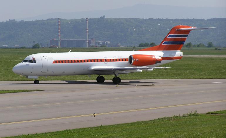 lietadlo Fokker letisko Košice