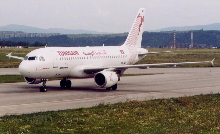 Airbus A319 Tunisair letisko Košice