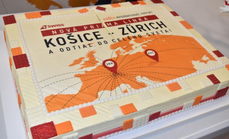 Nová linka Košice - Zurich