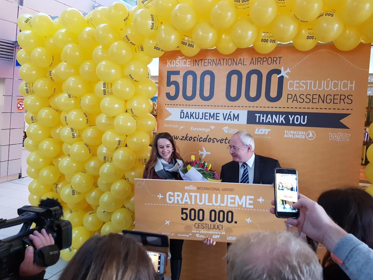 Letisko Košice vybavilo v tomto roku už 500 000 cestujúcich!