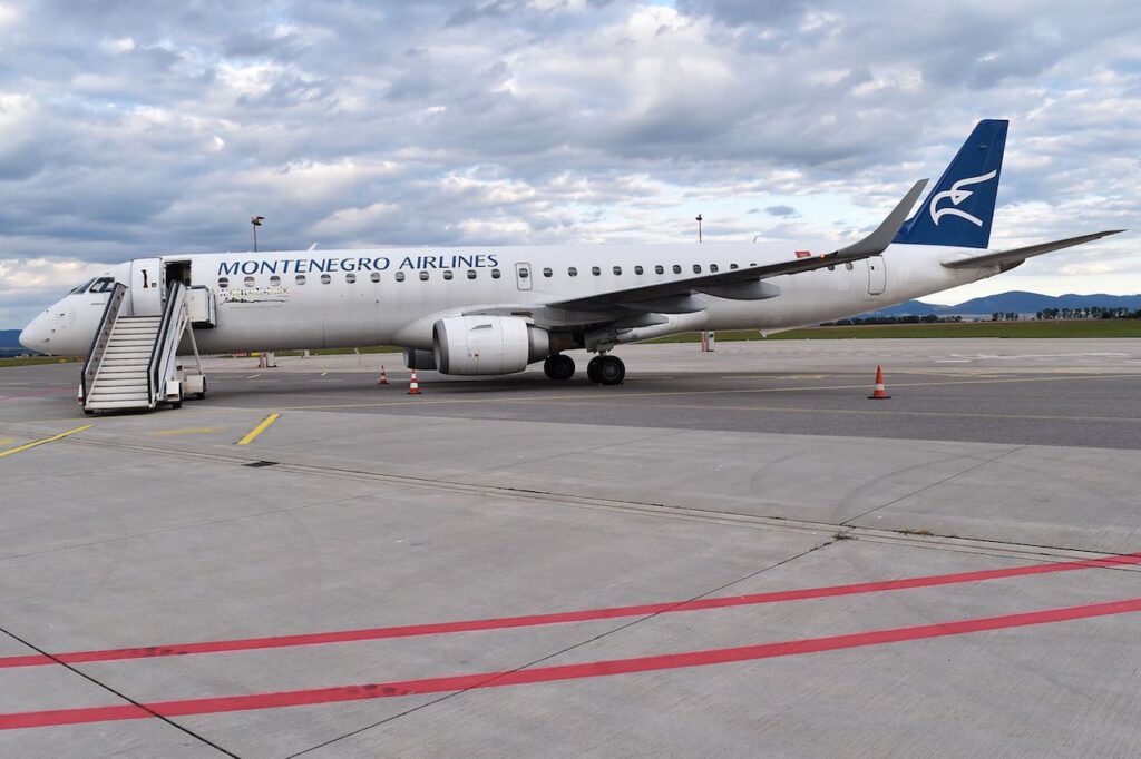 Premiéra spoločnosti Montenegro Airlines