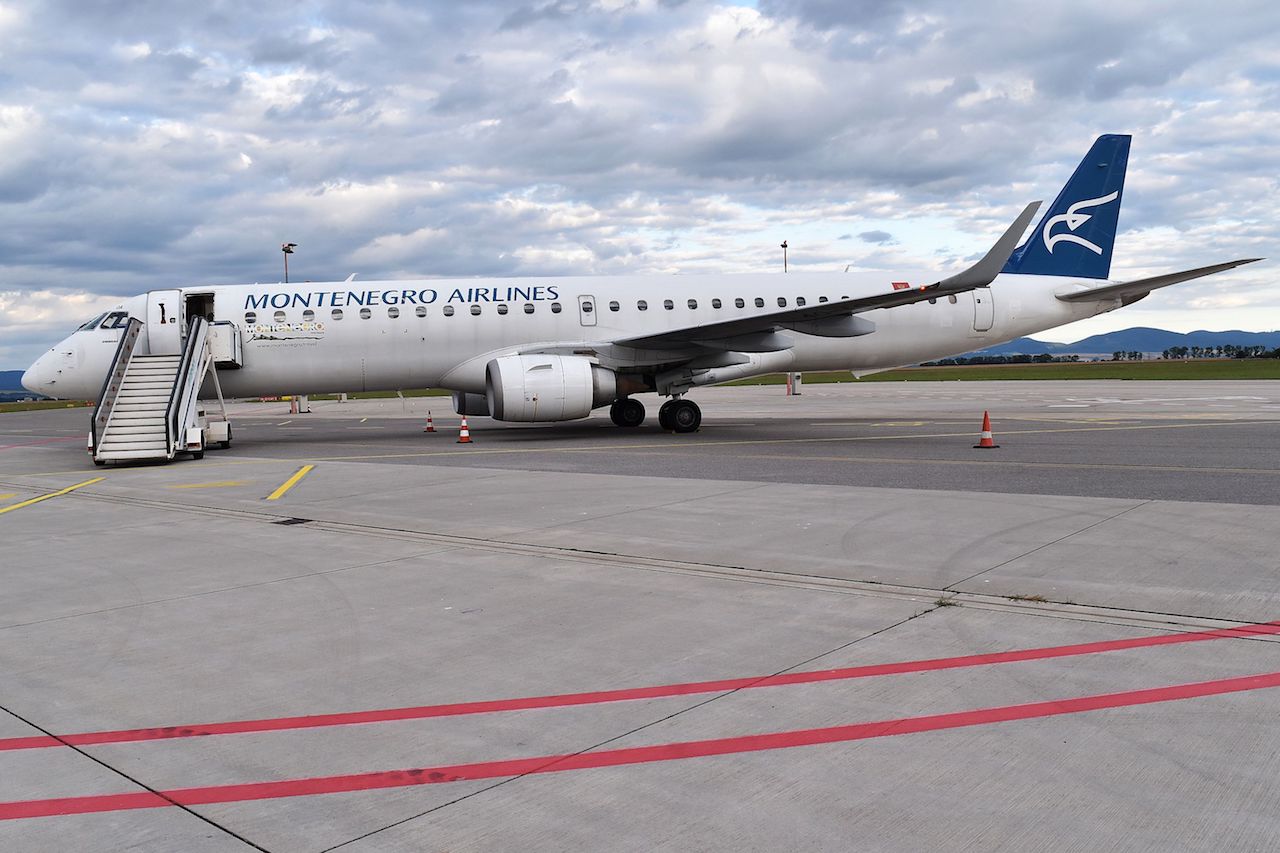 Premiéra spoločnosti Montenegro Airlines