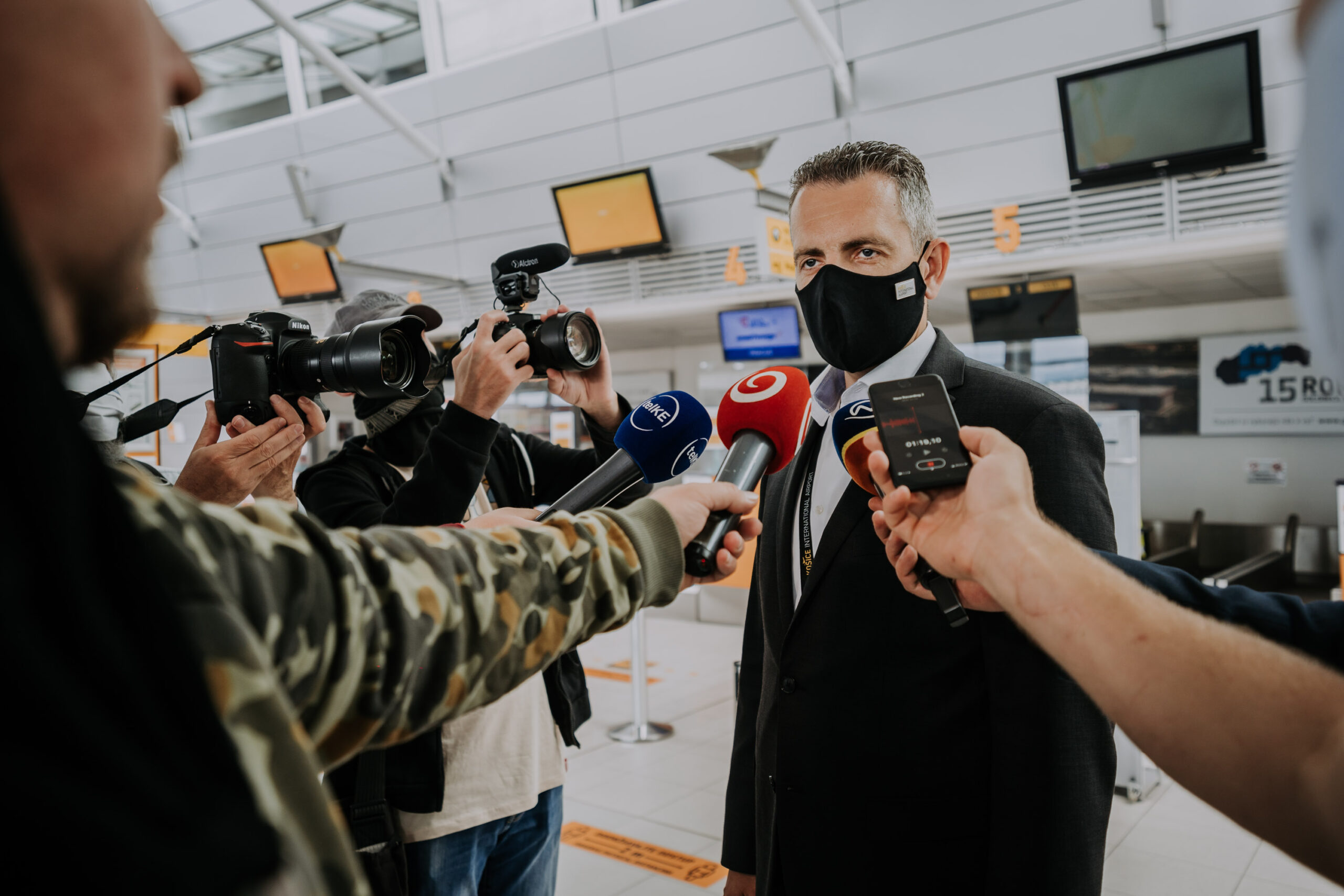 The first flight to Košice Airport symbolically operated by Czech Airlines